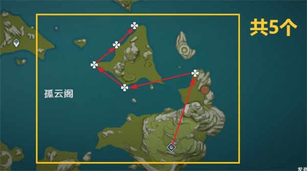 原神3.2星螺分布图一览