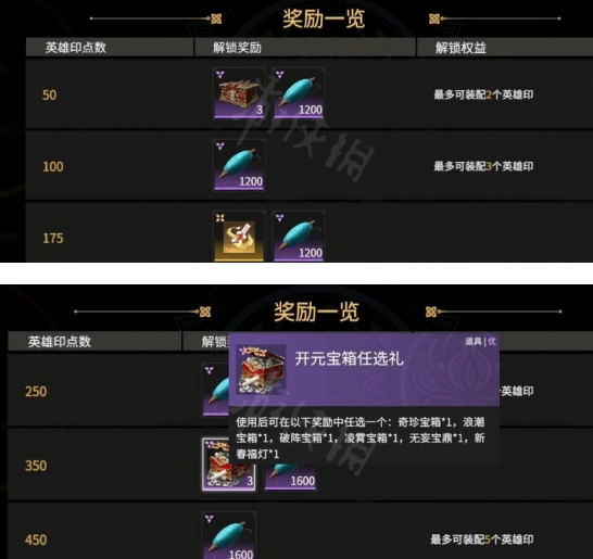 永劫无间英雄印有什么用？