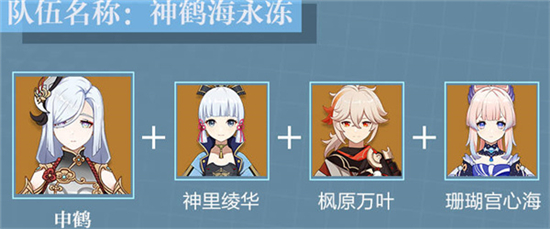 原神申鹤强力阵容推荐-原神申鹤适合什么阵容