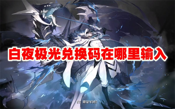 白夜极光兑换码在哪里输入