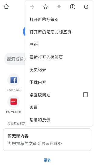 谷歌浏览器App